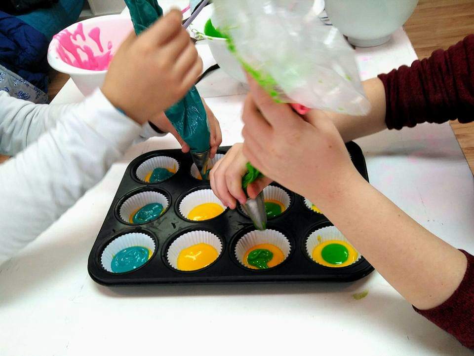 taller cupckes niños